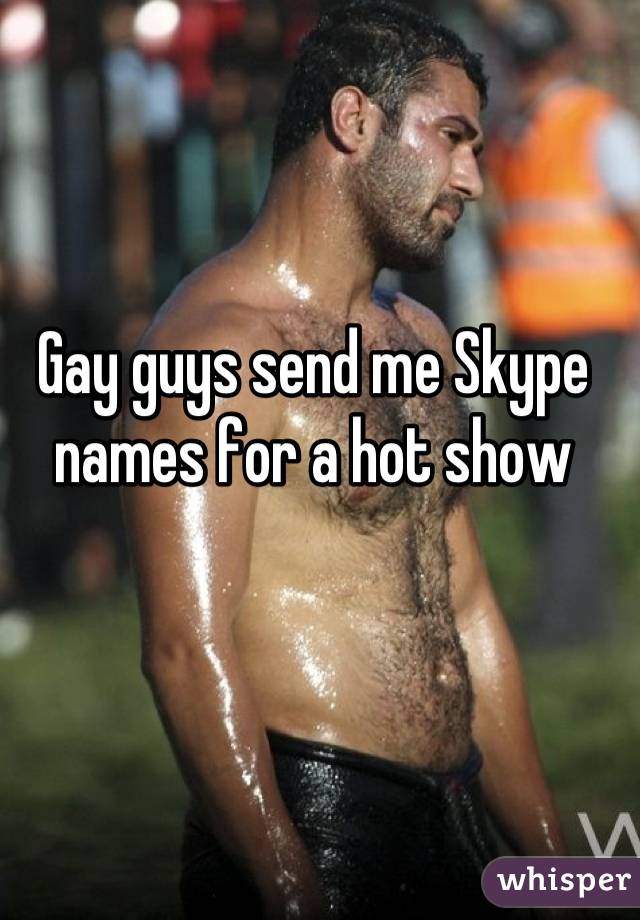 Skype names gay
