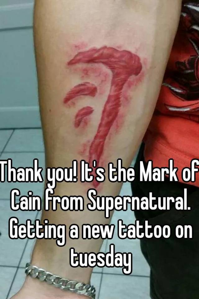 Thank you! It's the Mark of Cain from Supernatural ...