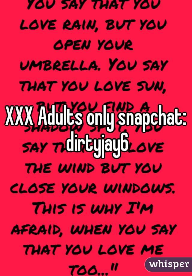 Snapchat adults leaked