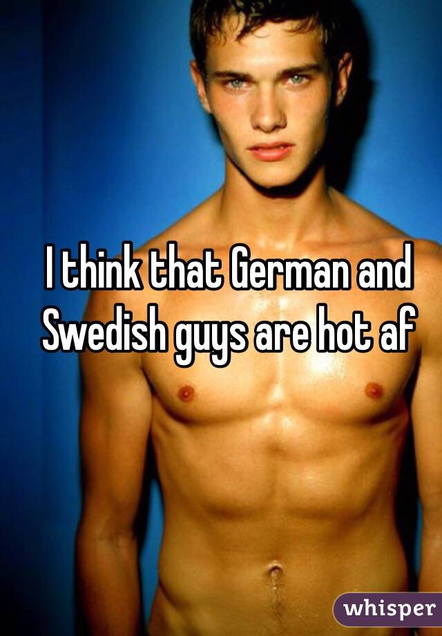 Guys hot german 5 things