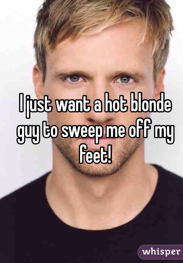 Hot blonde guy