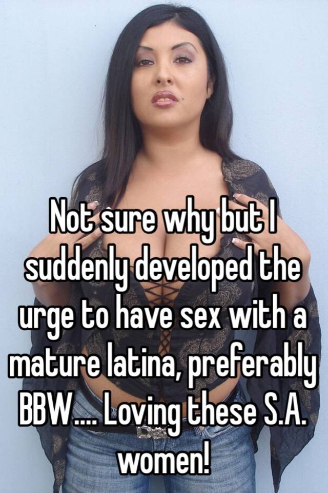 Latina bbw mature
