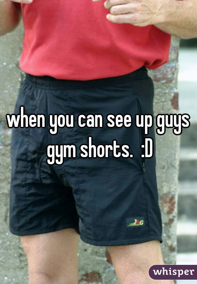 Up a guys shorts