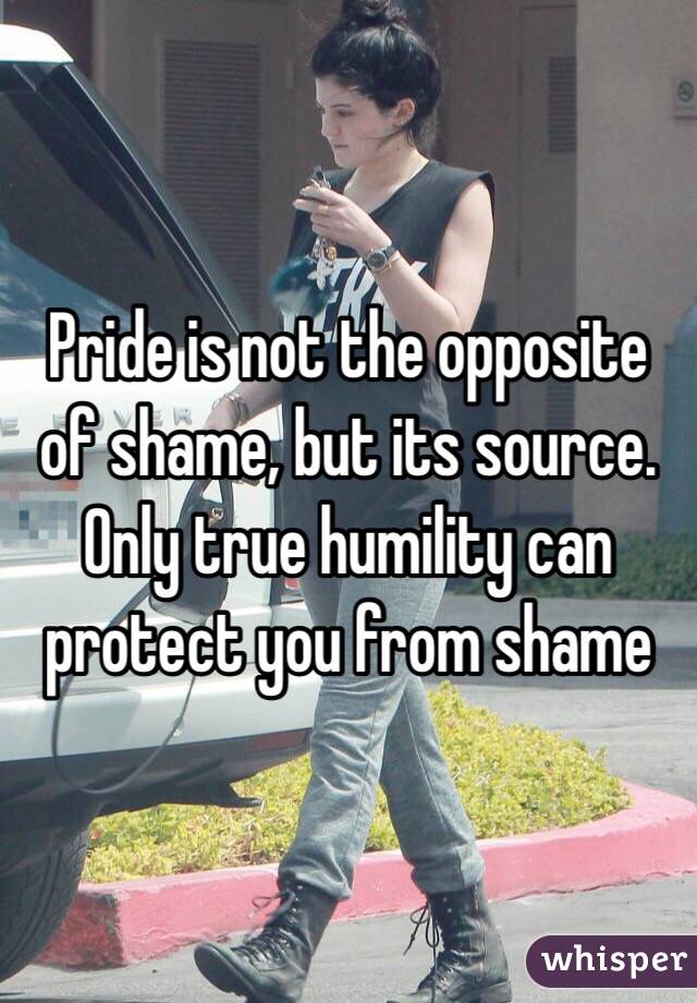 what is the opposite of pride
