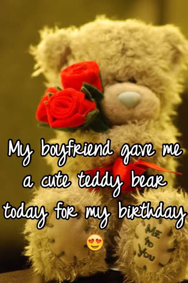 cute teddy for boyfriend