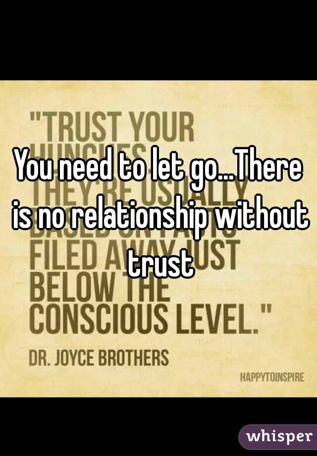 Trust no relationship is there a when in When trust