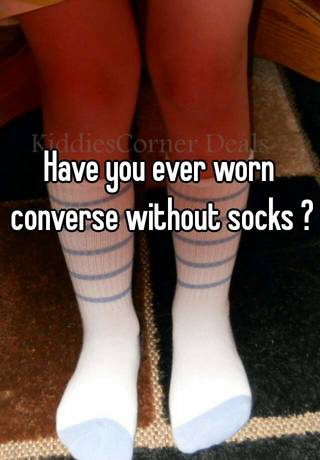 converse with or without socks