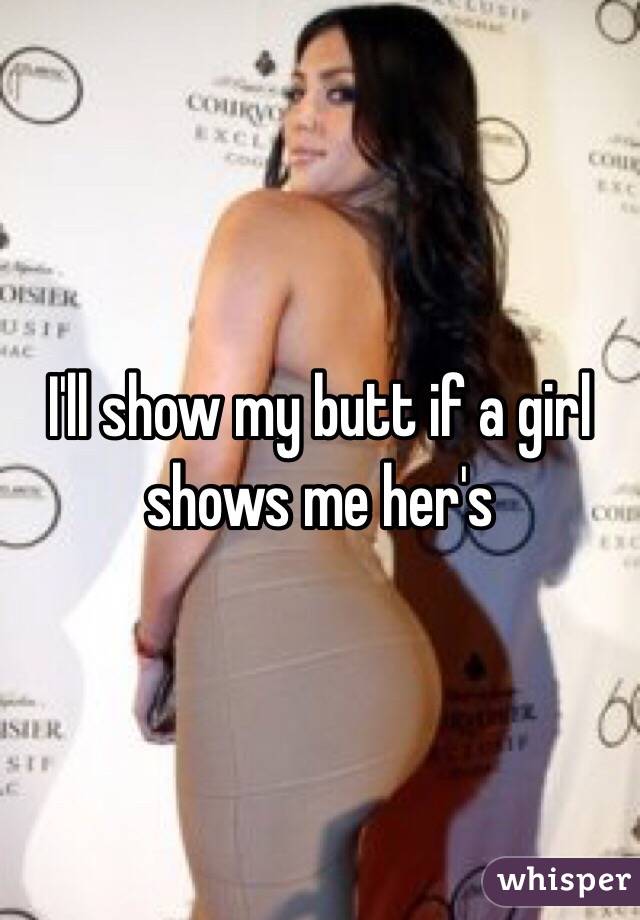 Shows her ass
