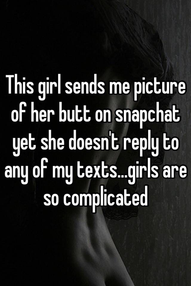 What to say when a girl sends you a picture