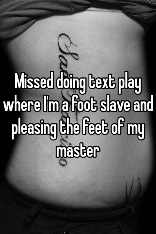 Master Feet Slave