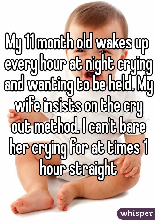 11 month old waking up at night crying