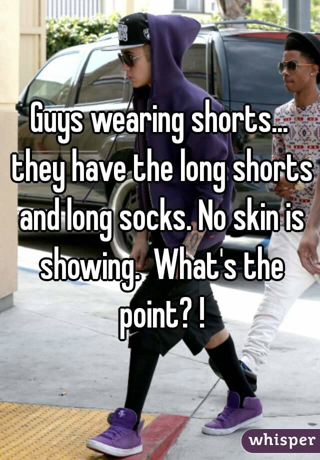 guys long socks