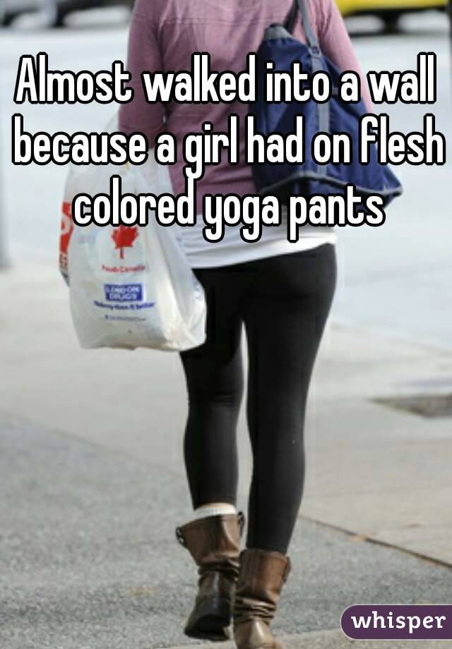 flesh colored yoga pants