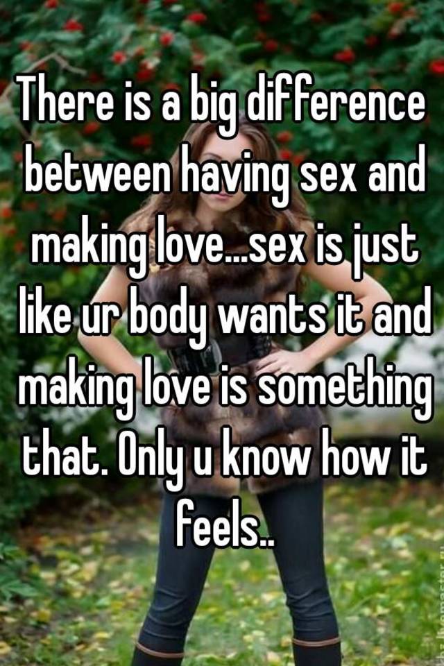 Love and sex difference between Lust Vs.