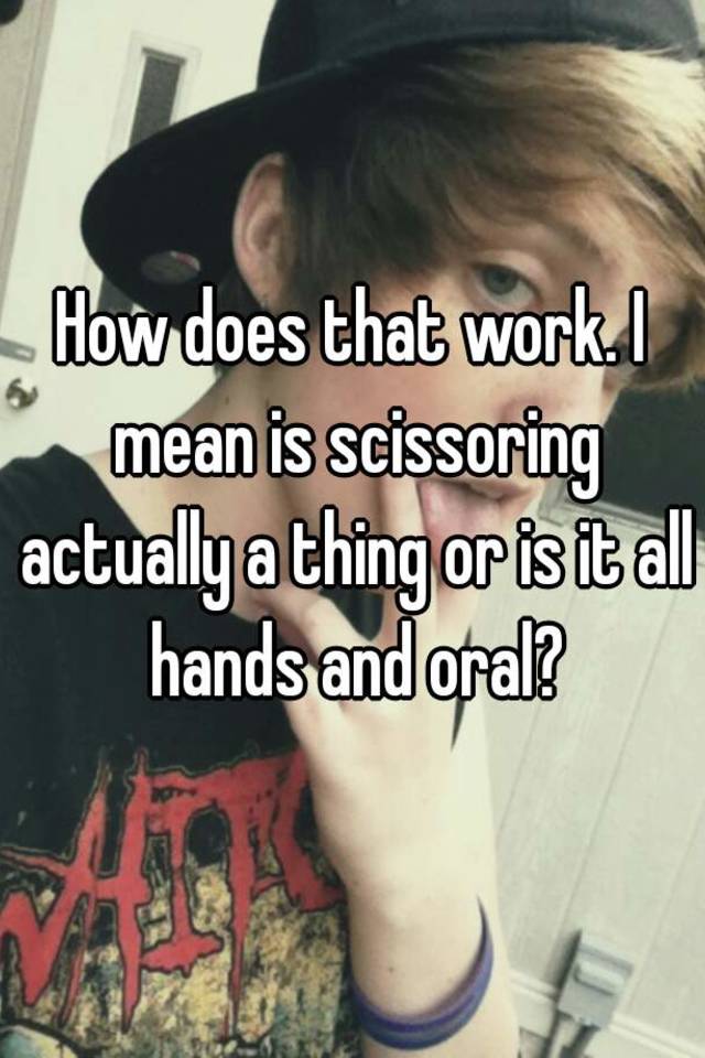 what does scissoring mean