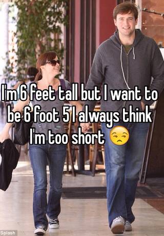 A feet guy is tall 6 for Is 6ft