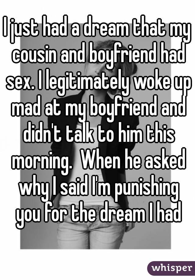Dreaming of having sex with cousin