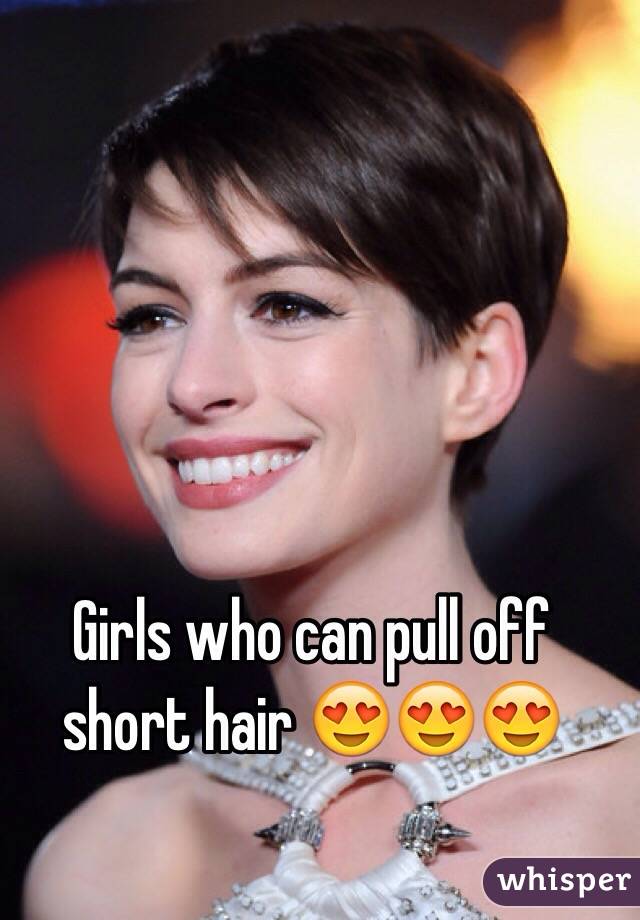 Girls Who Can Pull Off Short Hair