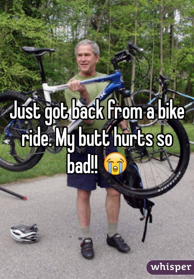 butt hurts on bike