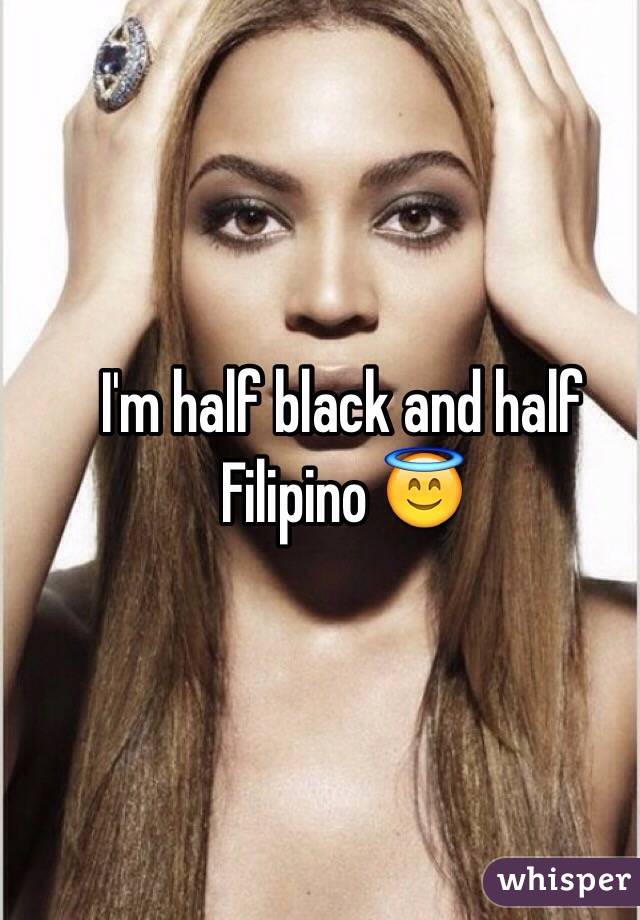 and Half filipino black