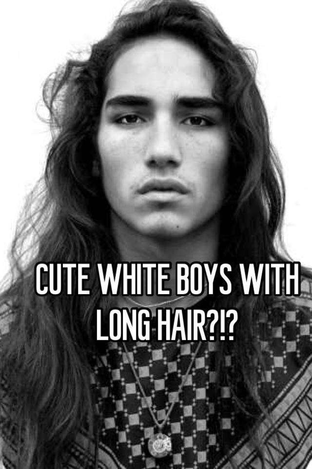 Hair with long white guys 20+ Men's