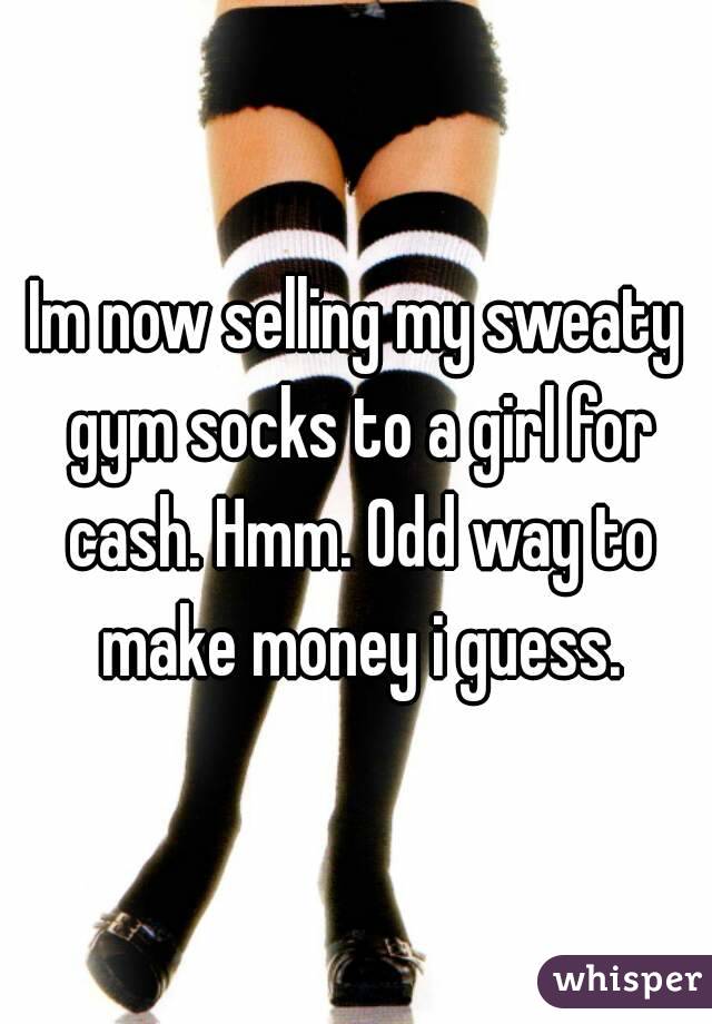 Girl socks sweaty Sweaty, Used