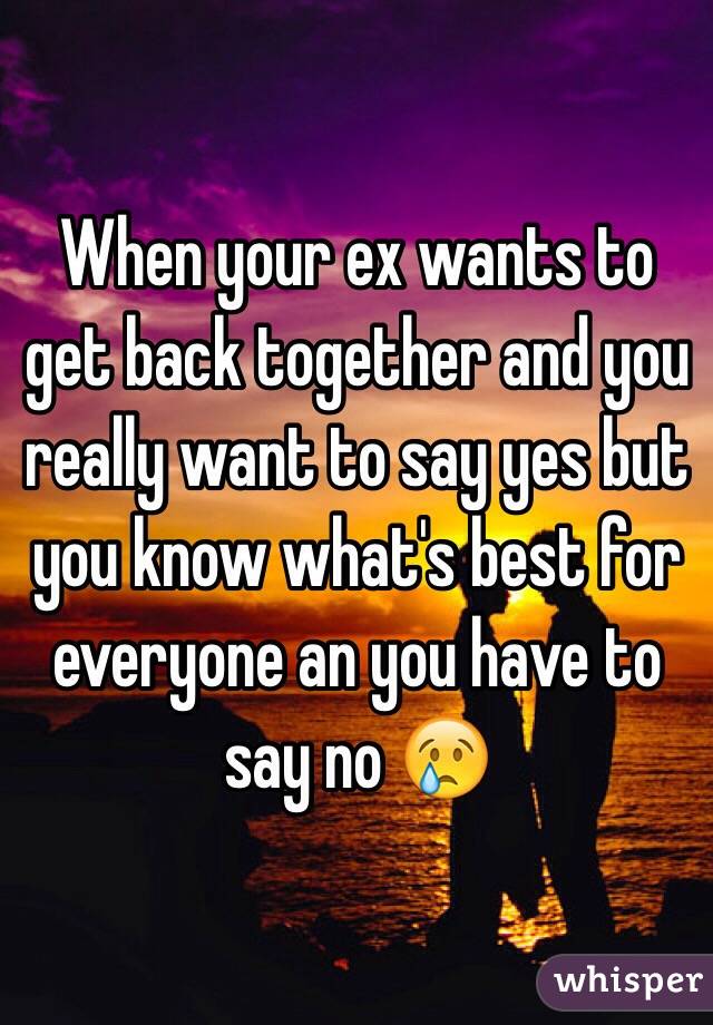 What to say to an ex that you want back