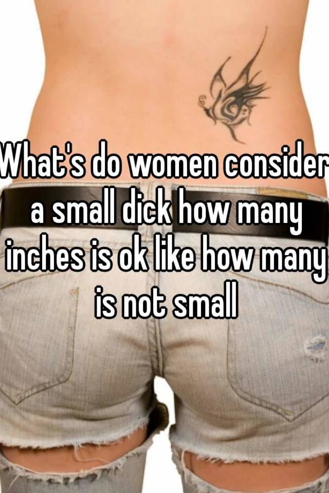 True inch small cock