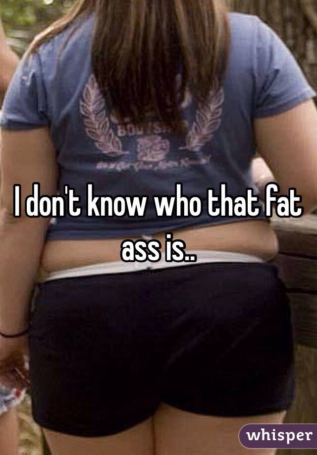 Fat ass bbw