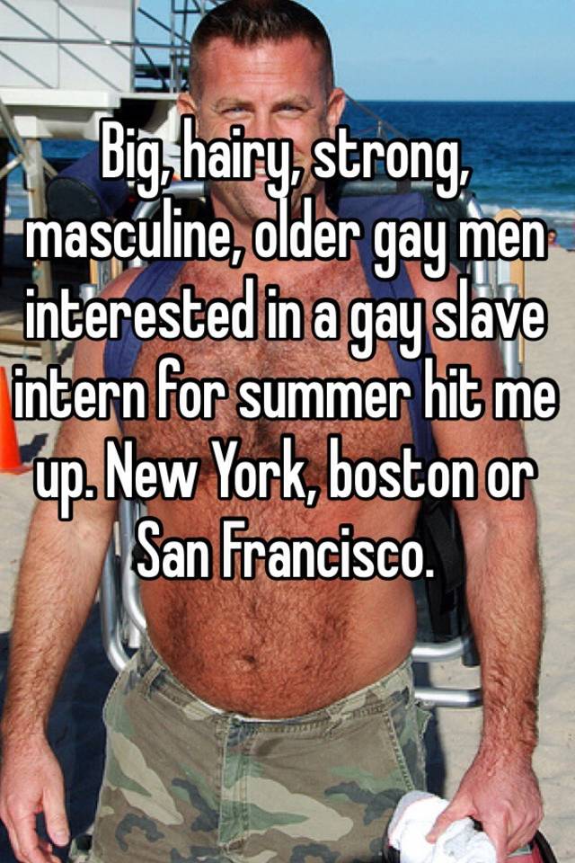 hairy masculine gay men