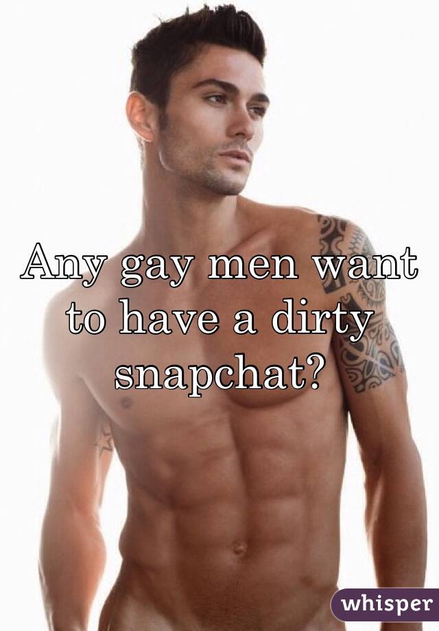 dirty gay snapchat users