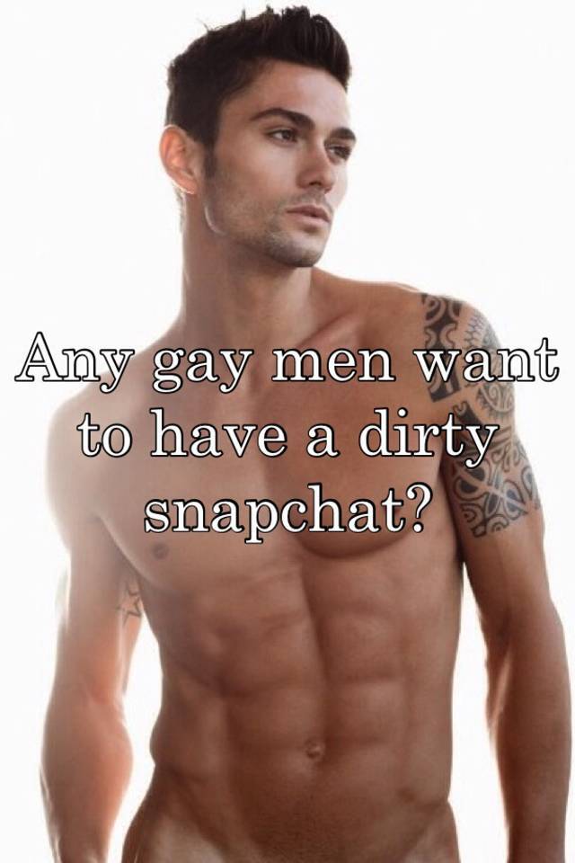 dirty gay snapchat stories