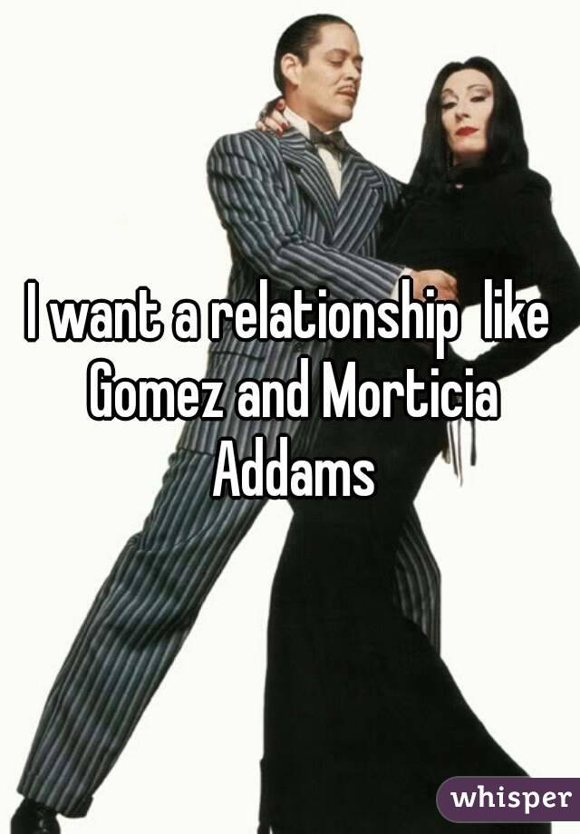 Gomez and morticia relationship