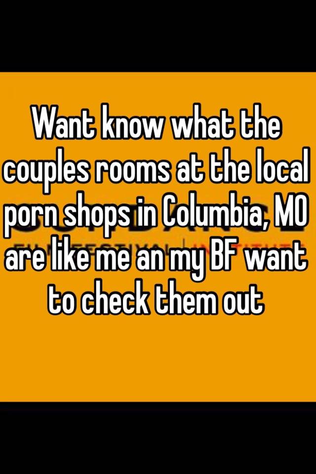 Want know what the couples rooms at the local porn shops in ...
