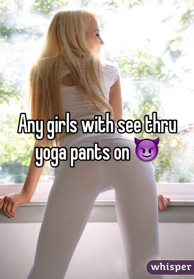 Teen See Through Yoga Pants