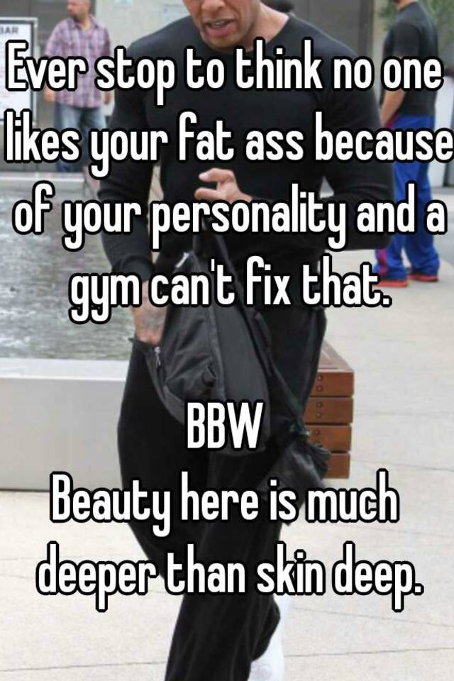 Bbw fat ass