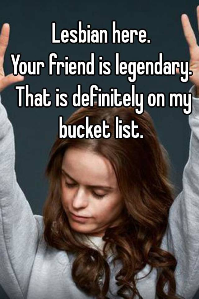 Lesbian bucket list