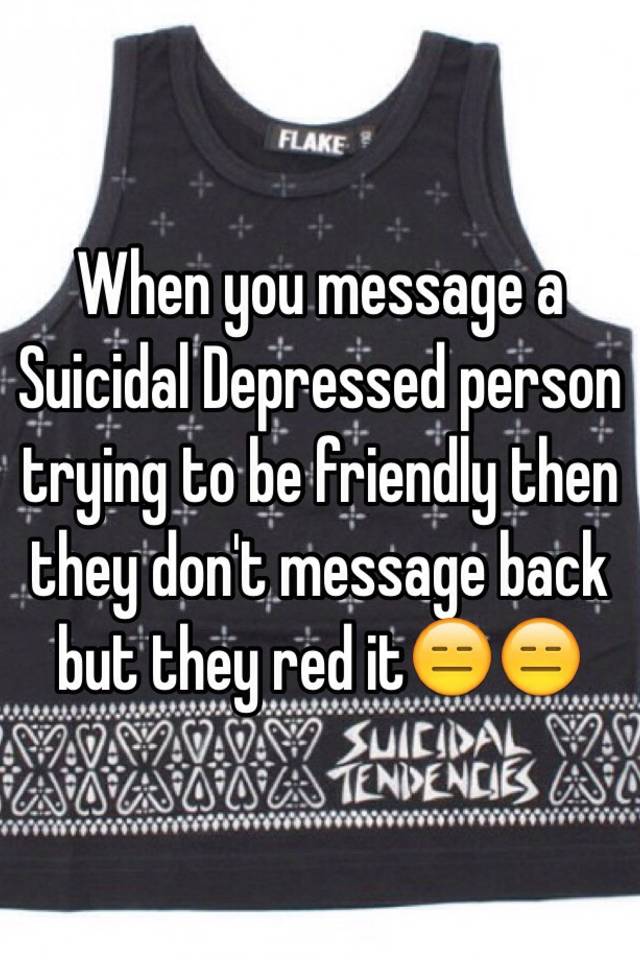 Message for depressed person