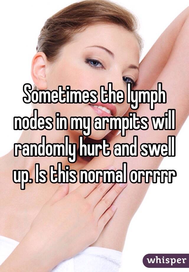 painful lymph nodes