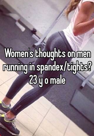 running in spandex