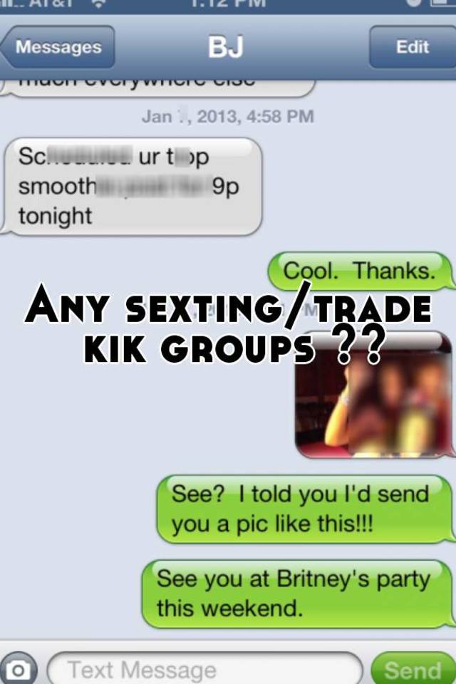 Kik users sexting 5 Reasons