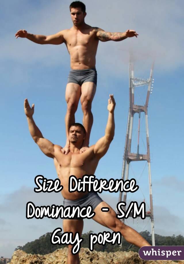 Size Difference Gay Porn - Size Difference Dominance - S/M Gay porn