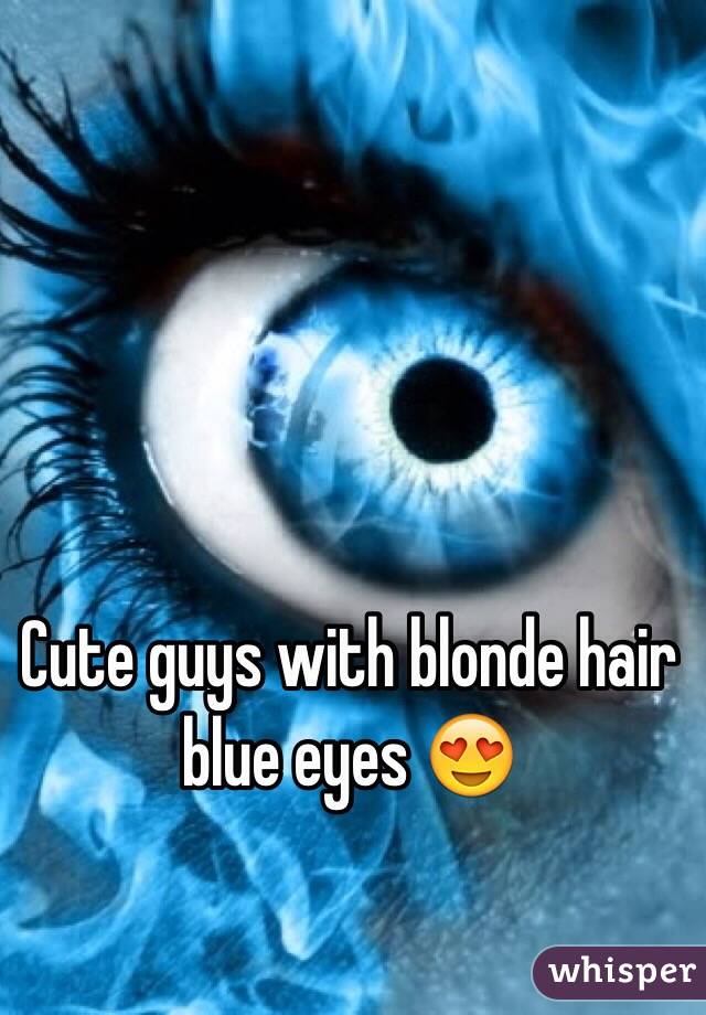Cute Guys With Blonde Hair Blue Eyes