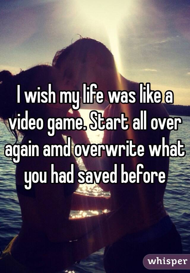 life like a video game