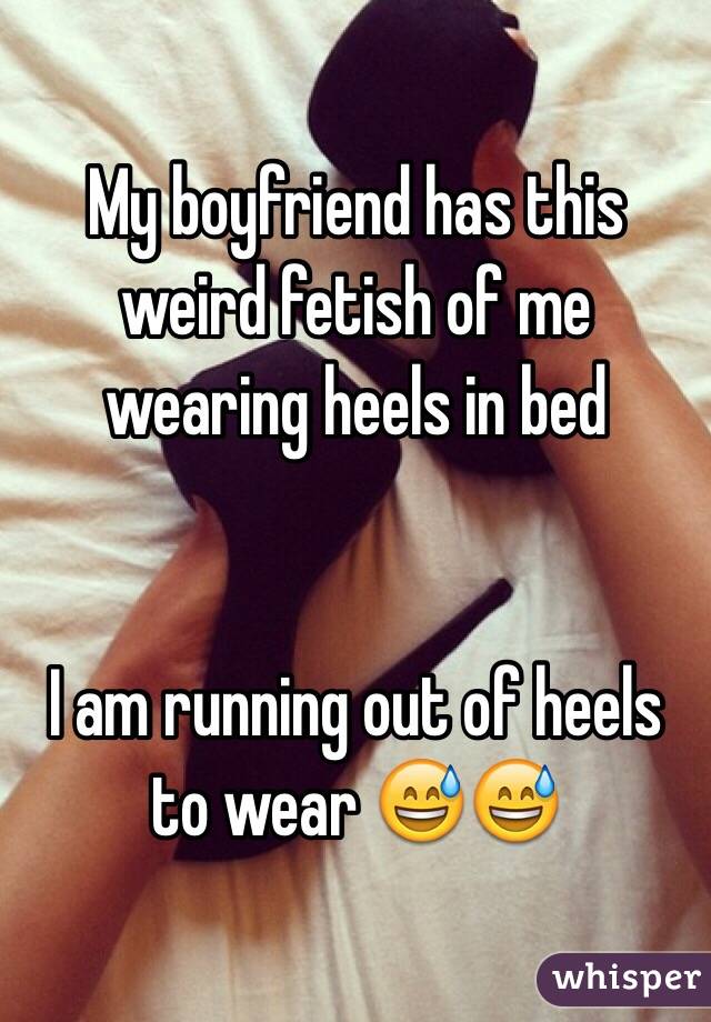 wearing heels to bed