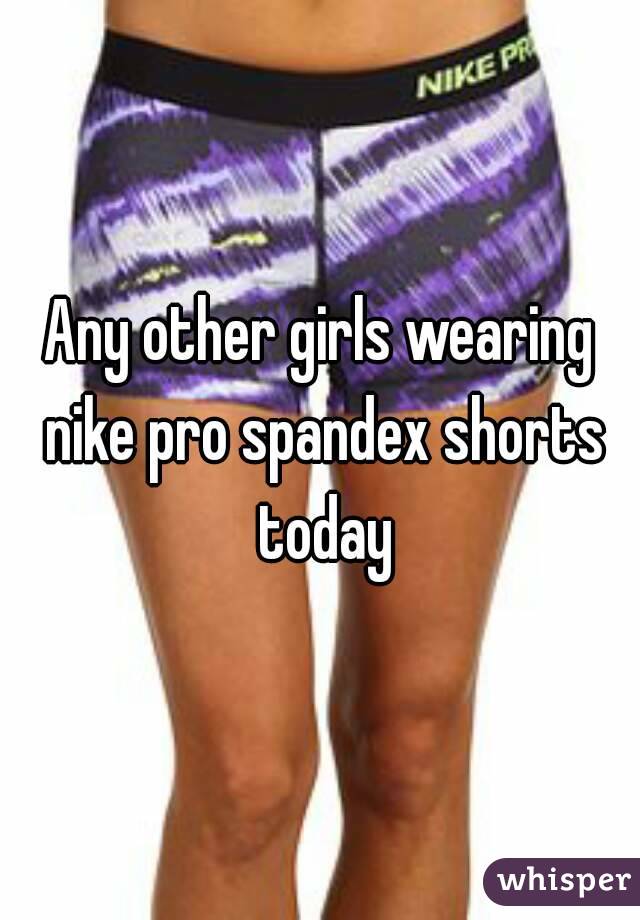 nike pro spandex girls