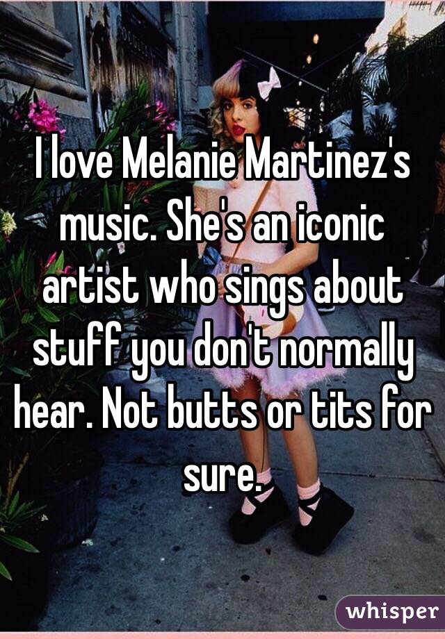 Martinez tits melanie 