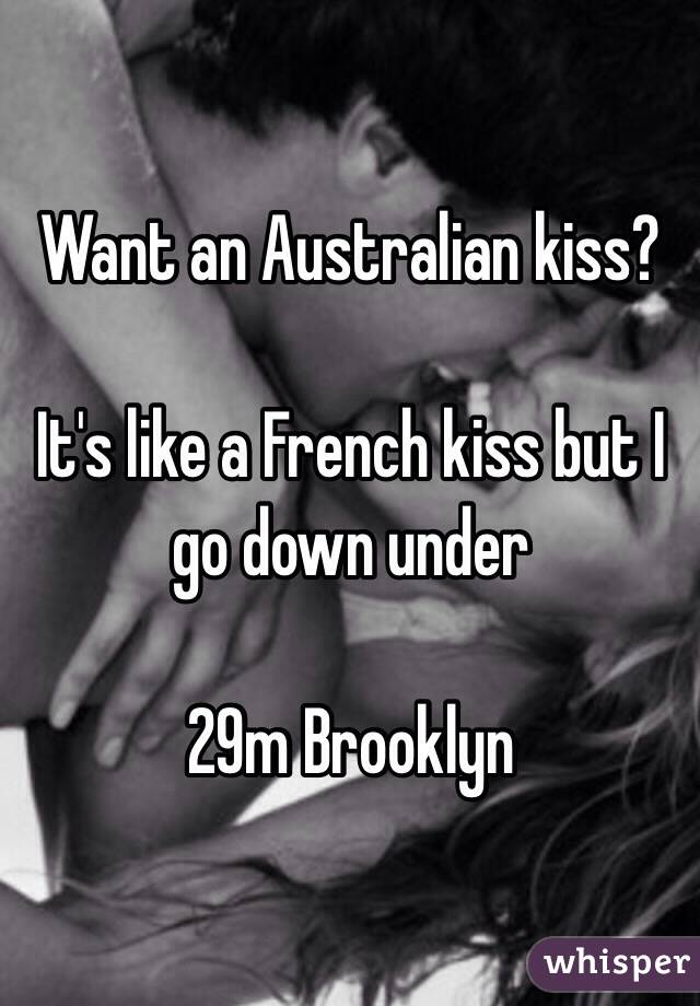 i want a kiss in french