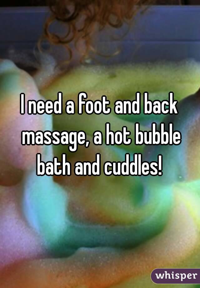 foot and back massage