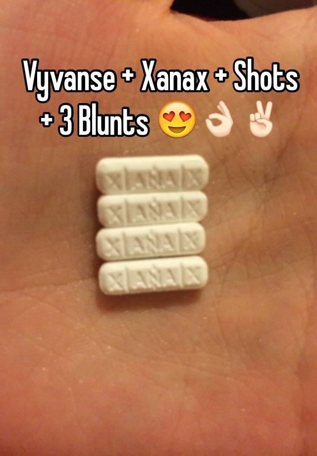 vyvanse and xanax together